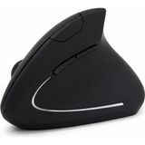 Teknofaji Ergonomik Dikey Kablosuz Mouse Sağ El 800/1200/1600 Dpı 2.4 Ghz USB Alıcılı Optik Mouse - Siyah