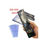 TeknoFaji Kumanda Koruyucu Shrink Film Kılıfı 25 adet Şeffaf PVC Isıyla Daralan Toz Önleyici