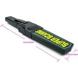 TeknoFaji Süper Scanner MD-3003B1 El Tipi Üst Arama Dedektörü 9V Pil Dahil - Siyah - Sarı
