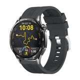 Teknoft 22mm ile Uyumlu Saatler için HUAWEI Watch (GT5 Pro/GT5/GT4/Watch 4 Pro/GT3/GT3 Pro/GT2/GT2 Pro) Galaxy Watch (Gear S3/Watch 46mm) Yumuşak Şerit Model 46mm Silikon Kordon (Antrasit Gri)
