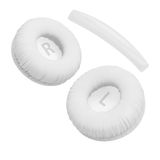 Teknoft JBL için Tune 250 450BT 460BT 500 500BT 510BT 520BT 560BT 600BT 600BTNC 660NC Modelleri İle Uyumlu Yumuşak ve Rahat Kulaklık Pedi ve Kafa Yastığı (Beyaz, Kulaklık Pedi + Kafa Yastığı)