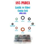 TeknoGöz 185 Parça Lastik Ve Klingrit Fiber Conta Full Seti