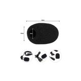 TeknoGöz Mini Yaka Mikrofonu Için Sünger - 1 Adet (30mm X 23mm X 8mm)