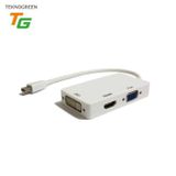 Teknogreen TKD-301M Mini Displayport to HDMI VGA Dvi Dönüştürücü