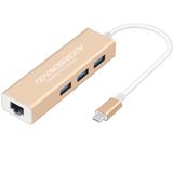 Teknogreen TKU-445 Tip C RJ45-USB 3.0 USB Çoklayıcı