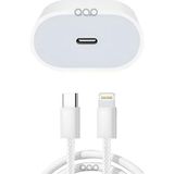 Teknohane 25W Usb-C Hızlı Şarj Adaptörü Iphone 11-12-13 Iphone 14 Iphone Set Adaptör Lightning Kablo - Beyaz