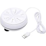Teknohediyem Sunup Taşınabilir Mini Ultrasonik USB Yıkama Makinesi | Seyahat -Kamp -Piknik -Karavan -Leke Çıkarıcı -Bakteri Temizleyici- Mini Çamaşır Yıkama Cihazı Aparatı - Beyaz