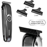 Teknohome -1011 Şarjlı Traş Makinesi Saç Sakal Bıyık Lazer Ve Epilasyon Öncesi Vücut Tüy Alma