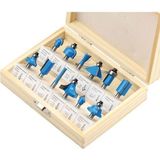 TeknoKapsül 03039 8 mm 12 Parça Ahşap Freze Uç Seti - 1 Adet