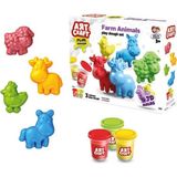 TeknoKapsül 03993 Çiftlik Hayvanları Hamur Set 168 gr -Fentoys
