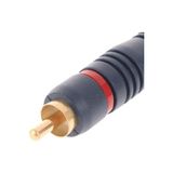 TeknoKapsül 1 Rca Erkek 2 Rca Dişi 25 cm Anfi Y Kablo, Siyah