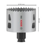 TeknoKapsül 1 x Pro Multi Material Power Plus Delik Testeresi (Yumuşak Ahşap, Alçıpan Duvar Için, Ø 65 Mm, Profesyonel Aksesuar, Matkap/tornavida Için)