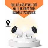 TeknoKapsül 10.000 Oyun Destekli, Çift Kollu 4K Projeksiyon – Hdmı, Usb, Aux, Ethernet Yok