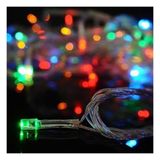 TeknoKapsül 10 Metre 100 Ledli 8 Fonksiyonlu Karışık Renkli Rgb LED Lamba, Yeni Yıl Süsü, Yılbaşı Ağaç Süsü - 1 m - 00 Beyaz