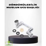 TeknoKapsül 1080° Dönebilen Musluk Ucu – Su Tasarruflu, Esnek Ve 360° Çift Eksenli Başlık KRG-25DYMXUCZZZDNDRLEBLRMUSLUKK-3