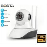 TeknoKapsül 1080P 2MP 360 derece Full HD Kablosuz IP Gece Görüşlü WİFİ Güvenlik Kamerası 64GB SD Kart Dahil YTKABLOSUZIP64GB
