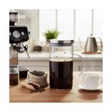 TeknoKapsül 1100ML Metal Kapaklı Cam Yağlık ve Ölçü Kabı – Dayanıklı ve Şeffaf Sıvı & Kuru Malzeme Ölçme Kabı | Mutfak Için Hassas Ölçüm ve Saklama Çözümü 1100ML - Cam Sürahi Ölçü Kabı - Option-1
