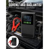 TeknoKapsül 12.000 Mah Şarjlı Araç Akü Takviye ve Işıklı Hava Kompresörü Yeni Nesil