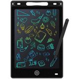 TeknoKapsül 12 Inc Renkli LCD Grafik Dijital Kalemli Çizim Tableti Yazı Tahta Not Yazma Eğitim Tableti Siyah