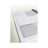 TeknoKapsül 120 Günlük Tarihsiz Spiralli Planlayıcı - A5 Boyutu, 60 Yaprak (120 Sayfa), 90 Gr. Ivory Kağıt (Siyah Kapak) - -- - Option-1