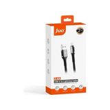 TeknoKapsül 12W 2.4A Usb-A To Lightning iPad ile Uyumlu Örgülü Hızlı Şarj ve Data Kablosu 2 Metre
