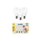 TeknoKapsül 12W LED Ampul 3'lü Paket – 1521 Lümen, 100W Eşdeğer, E27 Duy, 3000K Sarı Işık, Opal Cam,%88