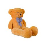 TeknoKapsül 130 cm Dev Pelüş Papyonlu Ayı,yumuşak ve Sevimli Büyük Boy Oyuncak Ayı,sarılmalık Sevgiliye Hediye Ayıcık,dev,büyük Boy (Kahverengi) - 01-Mavi