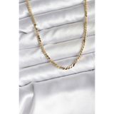 TeknoKapsül 14K Gold Renk Kaplama Ezme Yılan Zincir Model CM Kadın Kolye YTMEYEB692ACDC14820330D4406FD79