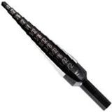 TeknoKapsül 15103 UNIBIT3T Kademeli Matkap Ucu, Titanyum Nitrat, 1/4 Inç (1,4 Cm) x 3/8 Inç Şaft - Option-1 - 0- Koyu Mavi