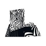 TeknoKapsül 19687 Klasör A4 Hayvan Baskılı Zebra Dosya, Iç Baskılı ve Lastikli Karton Köşeli Dosya, Erkek ve Kız Çocukları Için Sağlam Karton Kapaklı Dosya - -- - Option-1