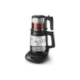 TeknoKapsül 2.2 Litre Kapasiteli Çay Makinesi, 1900W Güç, Çay ve Mama Hazırlama - Açık Kahverengi