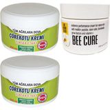 TeknoKapsül 2 Adet Çörek Otu Kremi Büyük Xlboy 200 ml Green + 2 Adet Bee Cure 150 ml Krem / Diz Dirsek Iskelet Sırt Bel Kas Agrilarina Masaj Seti - Belirtilmemiş