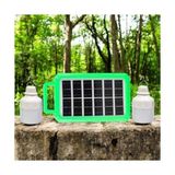 TeknoKapsül 2 Ampullü Solar Panelli Özellikli Kamp Işığı Seti – Güneş Enerjili LED Kamp Aydınlatma Si