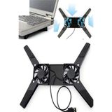 TeknoKapsül 2 Fanlı Notebook Soğutucu Portatif Katlanabilir Laptop Soğutucu Fan Usbli Stand Bilgisayar Fanı CC-CPR-6229