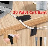 TeknoKapsül 20 Adet Kendinden Yapışkanlı Cırt Cırtlı Bant (5643) GI564389GOC398