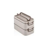 TeknoKapsül 2000 ml 2 Kat Paslanmaz Çelik Çorba Kaseli Bento Lunch Box Yeni Nesil Sefer Tası -FFLBOX01029