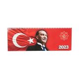 TeknoKapsül 2023 Aj-65 12 * 33,5 Haftalık Masa AJANDASI-100. Yıl
