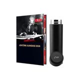 TeknoKapsül 2026 Atatürk Ciltli Ajanda ve Dereceli Termos - -- - Option-1