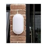 TeknoKapsül 20W Oval Beyaz LED Armatür – IP65 Su Geçirmez Tavan/duvar Lambası, 6500K Beyaz Işık, 2000 Lümen, 27X16.7 Cm, Iç ve Dış Mekan Kullanıma Uygun, Banyo Balkon Bahçe Aydınlatması - Option-1 - 000-Siyah