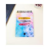 TeknoKapsül 21X14CM Üstten Spiralli Book - Eskiz Defteri - Siyah Sayfa - 260 gr - 56 Yaprak