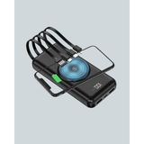 TeknoKapsül 22.5W Hızlı + 15W Kablosuz Şarj – Akıllı Powerbank ile Her An Enerji - Beyaz - Siyah