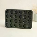 TeknoKapsül 24 Gözlü Metal Muffin Kek Kalıbı Siyah BZ-B30D4614FA09FB5595
