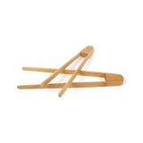 TeknoKapsül 2'li Doğal Bambu Mutfak Maşası Seti (30 Cm) - Güvenli Tost, Sunum ve Salata Maşası