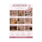 TeknoKapsül 2’li Metalik Pembe Şamdan Mum Seti 25 cm – Dekoratif Ince Şamdan Mum, Kokusuz Parafin WAX,%100 Pamuk Fitil, El Döküm, Uzun Süre Yanma (~10 Saat), Şık Sofra, Davet, Nişan, Düğün