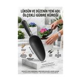 TeknoKapsül 2'li Set Ölçekli Bahçe Küreği, Çok Amaçlı Toprak Gübre Mama Aktarma Kaşığı 719820