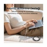 TeknoKapsül 3.5mm Trss Aux Kulaklık Mikrofon Ses Uzatma Kablosu 2 Metre