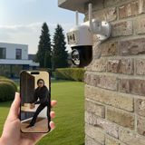 TeknoKapsül 3 Kameralı Kablolu Akıllı Güvenlik Kamerası – 360° Ptz Hareketli, Çift Antenli, Wifi Ip, Ge