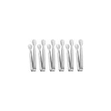TeknoKapsül 304 Çelik 6 Adet Mini Silver 11 Cm. Buz ve Şeker Maşası CIN624BY-6 - Acı Kahverengi