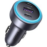 TeknoKapsül 30W 3 Portlu Araç Içi Şarj Çakmaklık Adaptörü, 45843
