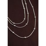 TeknoKapsül 316L Çelik Gümüş Renk Minimal Topçuk Model Çoklu Kolye YTMEYEB624FF4D032103845A1319A22